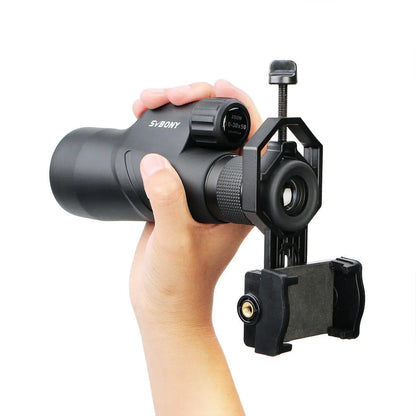 Waterproof 10 to 30x50 Monocular and Phone Adapter Set