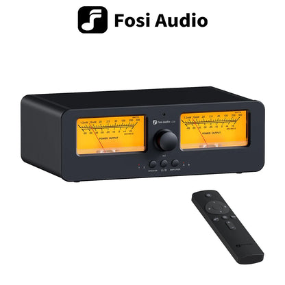2-In-2 Out Amplifier Speaker Switcher with VU Meter