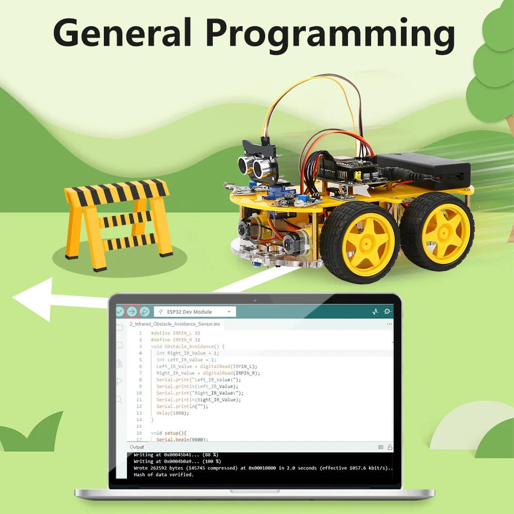 Smart WiFi Robot Car Coding Project Kit