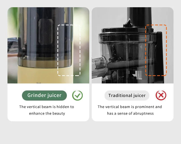 Portable Mini Slow Juicer for Fruit and Vegetable Juicing