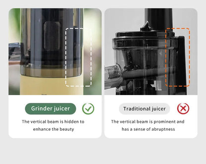 Portable Mini Slow Juicer for Fruit and Vegetable Juicing