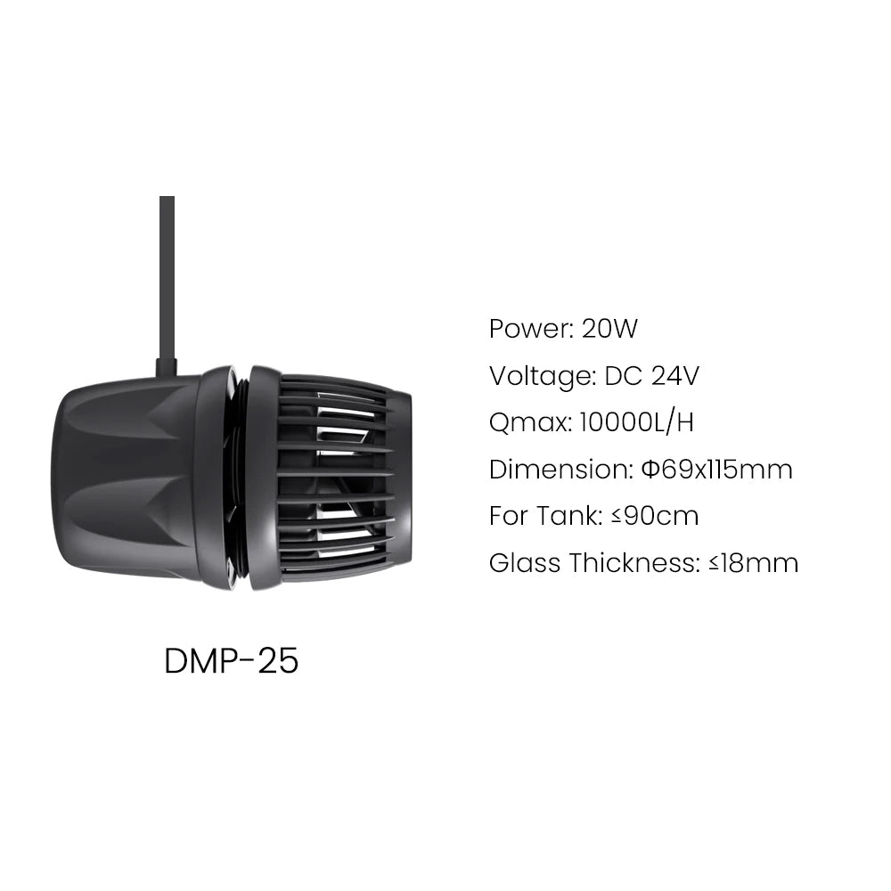 Fish Tank Wavemaker Pump 25W Freshwater Saltwater