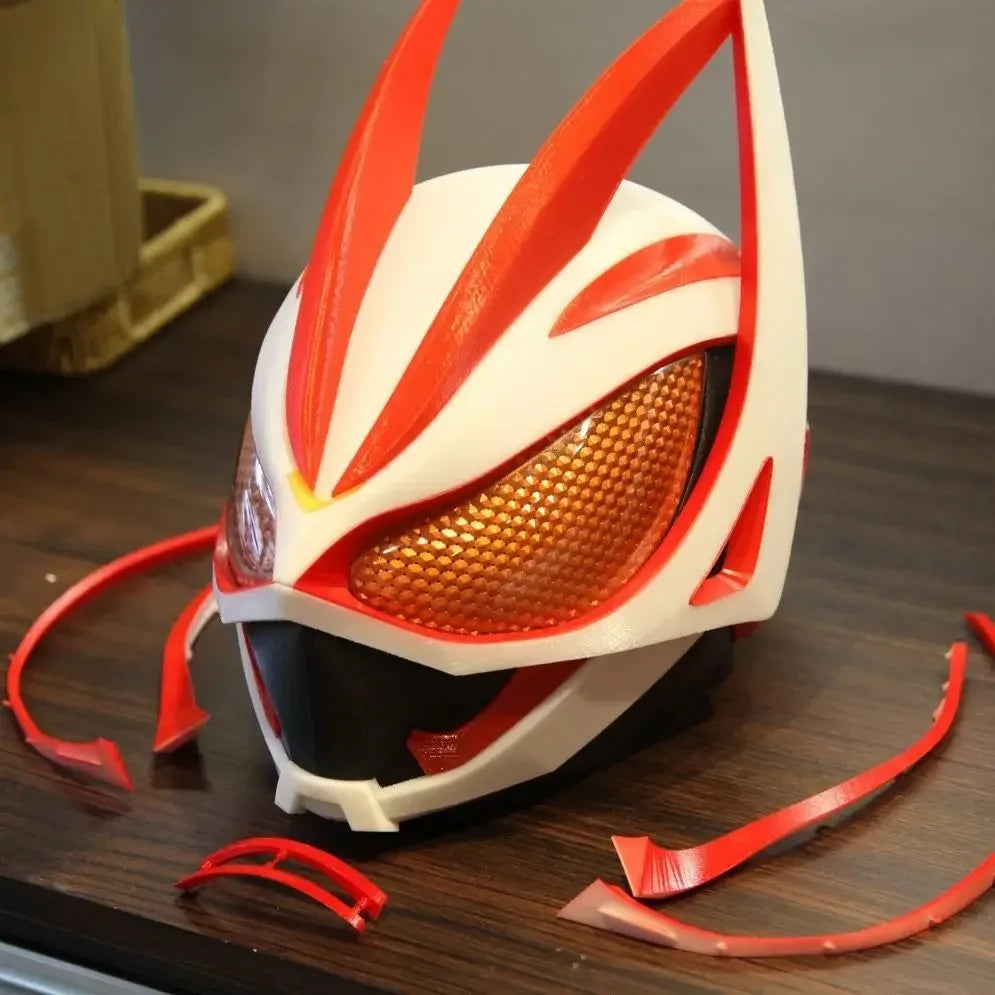 LED Shin Kamen Rider Cosplay Mask Adult Size