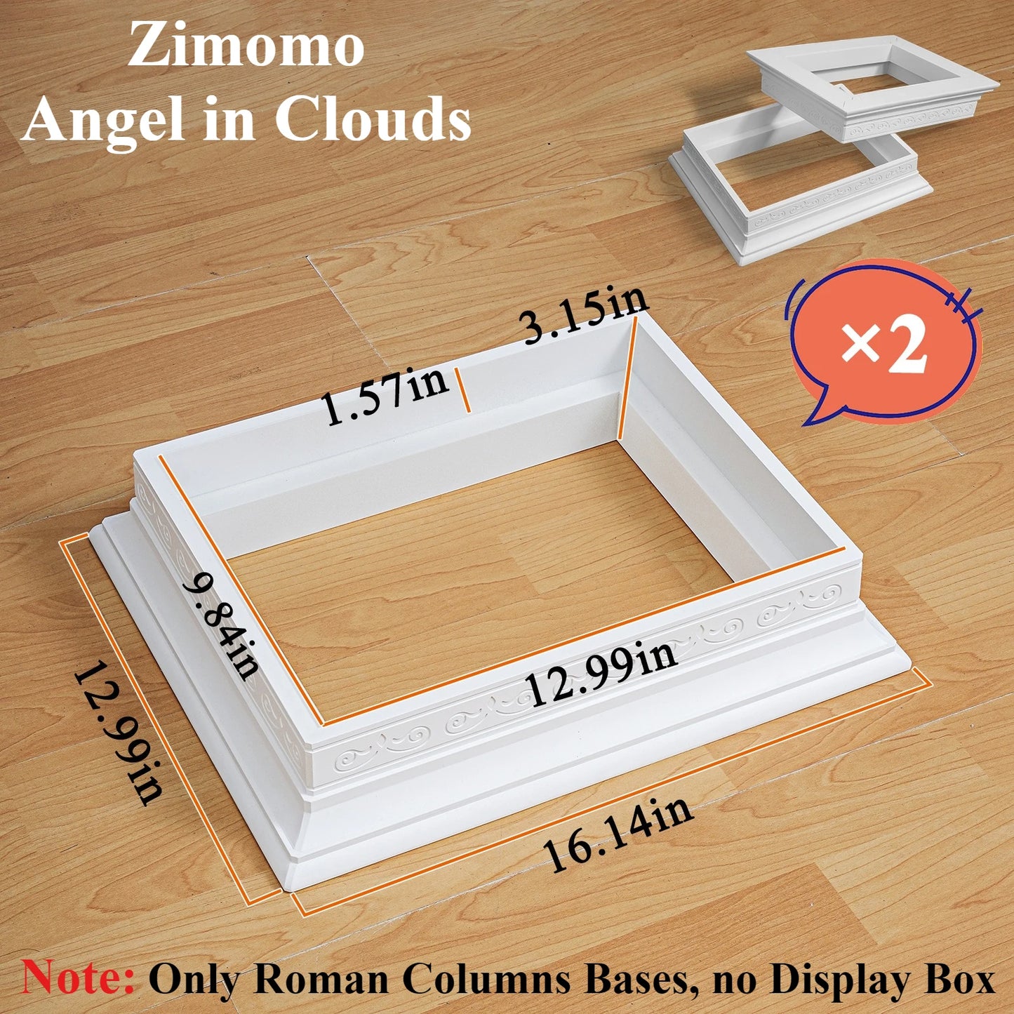 2-Pack Gen-2 Transparent Doll Display Bases