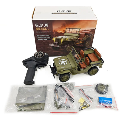 4WD Remote Control Military Crawler Truck Green