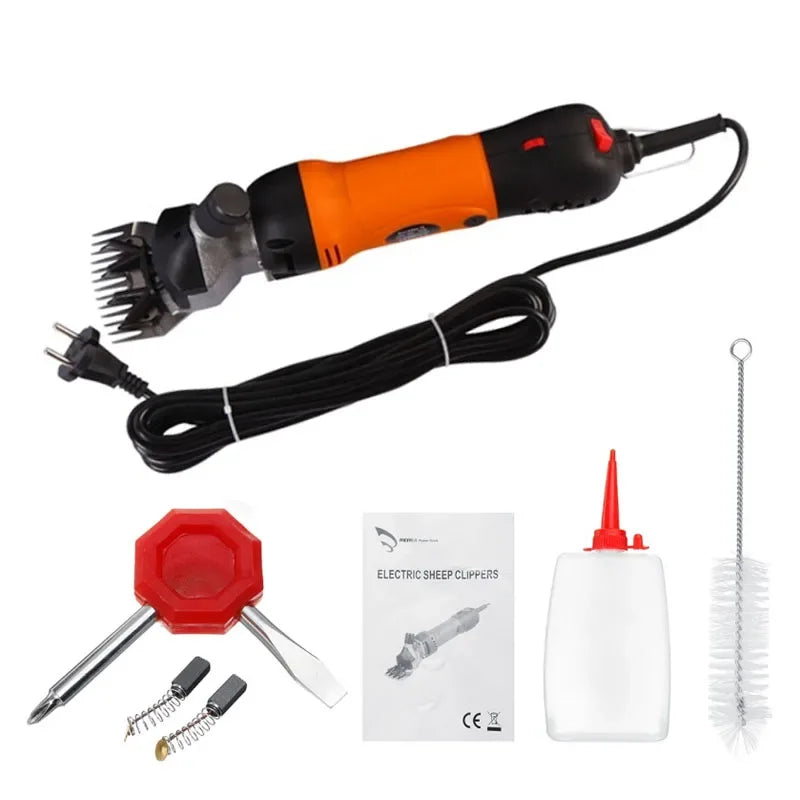 Heavy Duty 1300W Electric Sheep Shears 6-Speed Wool Clipper