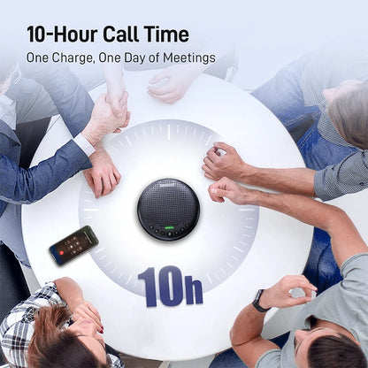 Smart Bluetooth Speakerphone for Home Office & 360 Meetings