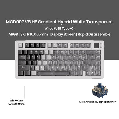 75% RGB Gaming Keyboard 8K Rapid Trigger Display