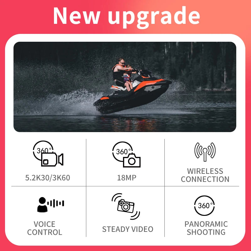 GoPro Fusion 5.2K 360 Action Camera with Dual-Lens Shooting