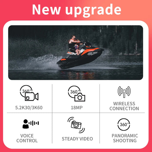 GoPro Fusion 5.2K 360 Action Camera with Dual-Lens Shooting