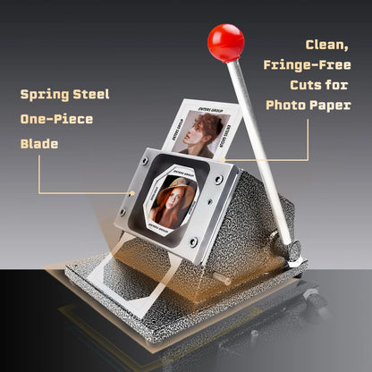 Custom Photo Magnet Maker Kit with Cutter and 50mm Buttons
