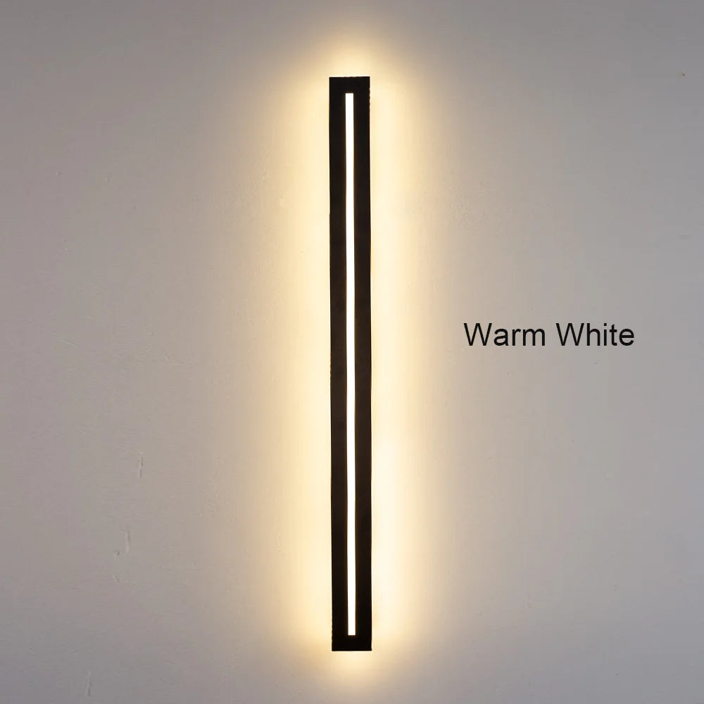 Warm White 120 cm LED Outdoor Wall Sconce IP65 Waterproof Light