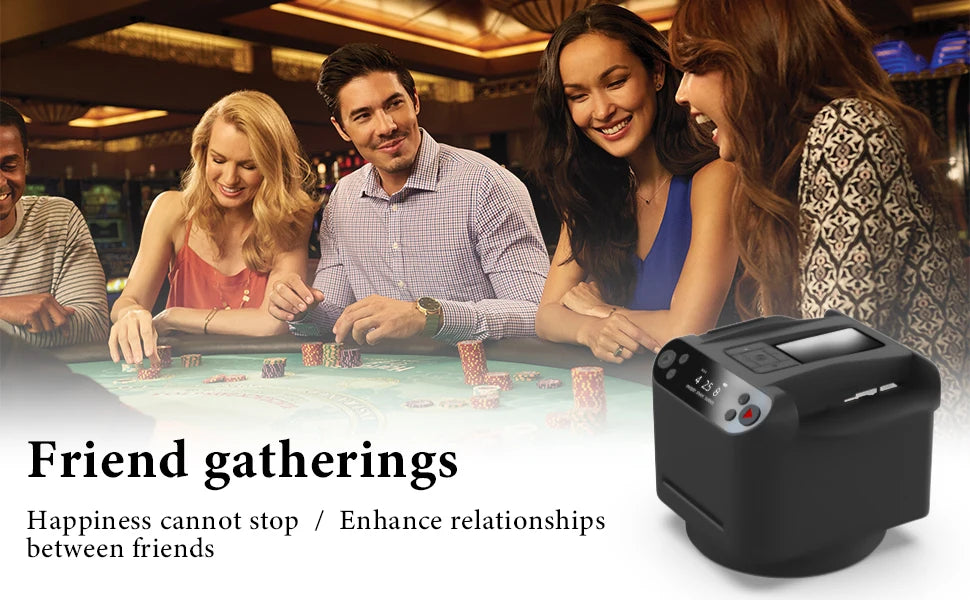 360° Rotating Automatic Card Shuffler and Dealer Machine