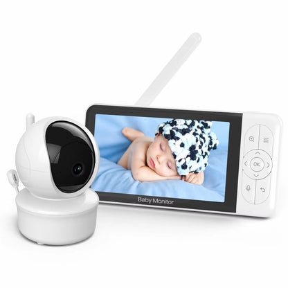 Smart Baby Monitor 5 Inch 1080P WiFi App Control
