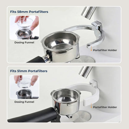 USB-C Rechargeable Coffee Grinder 60 Settings Stainless Steel Burr