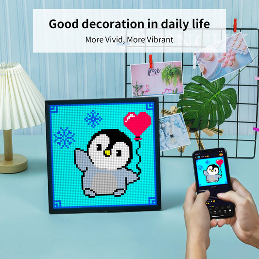WiFi Pixel Art Display 64x64 LED Panel with App Control