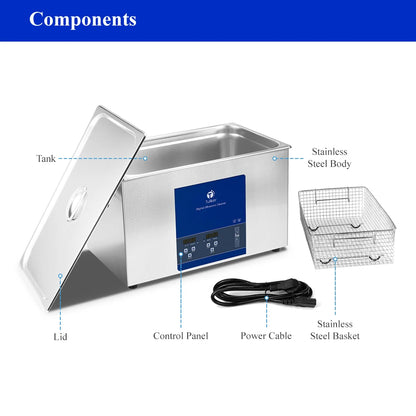 3.2L Professional Sonic Bath Degreaser for Engine Components