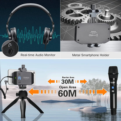 Wireless USB-C Microphone System for Video Recording