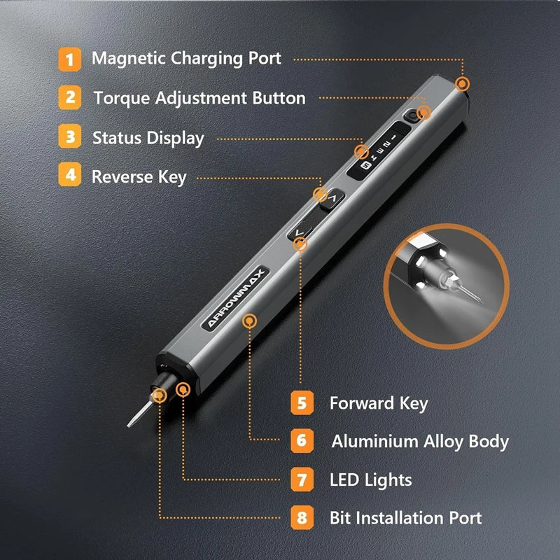 70in1 Cordless Precision Electric Screwdriver Repair Kit