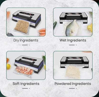 Automatic Vacuum Sealer Machine with Built-in Cutter & Storage