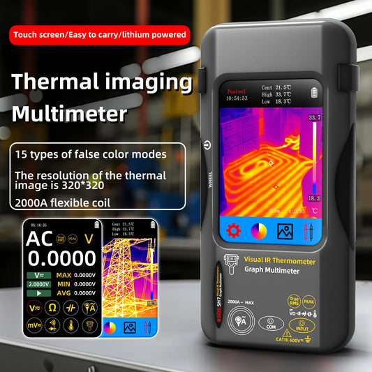 High Accuracy Thermal Multimeter with Voltage Testing