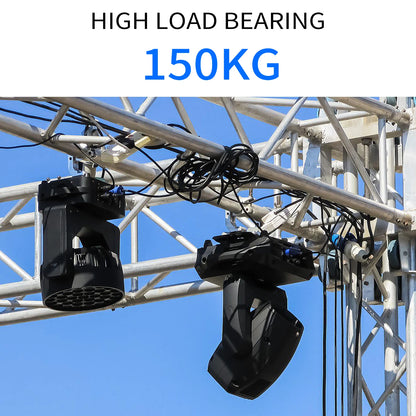 20PCS Aluminium Stage Light Truss Clamp Hooks Silver