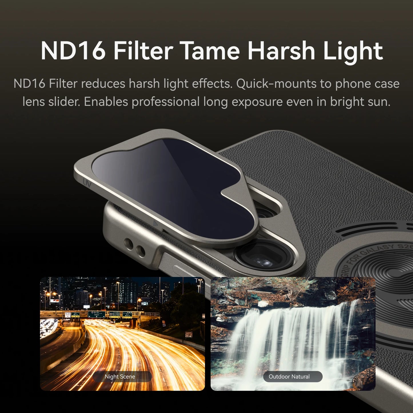 Portable Magnetic Camera Grip for Galaxy S26 Ultra