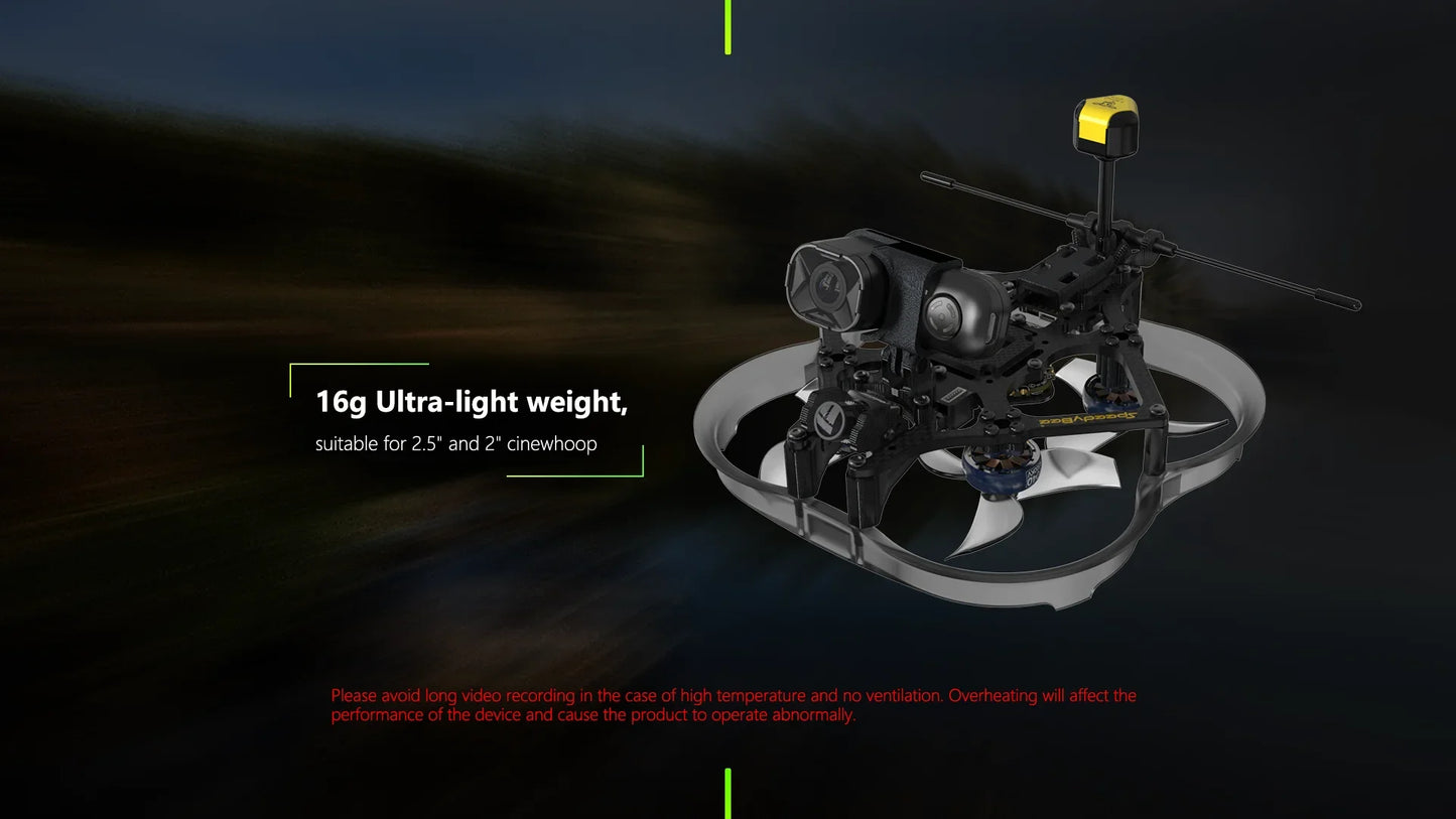 Wide Angle 4K HD Camera with 128GB Memory Card