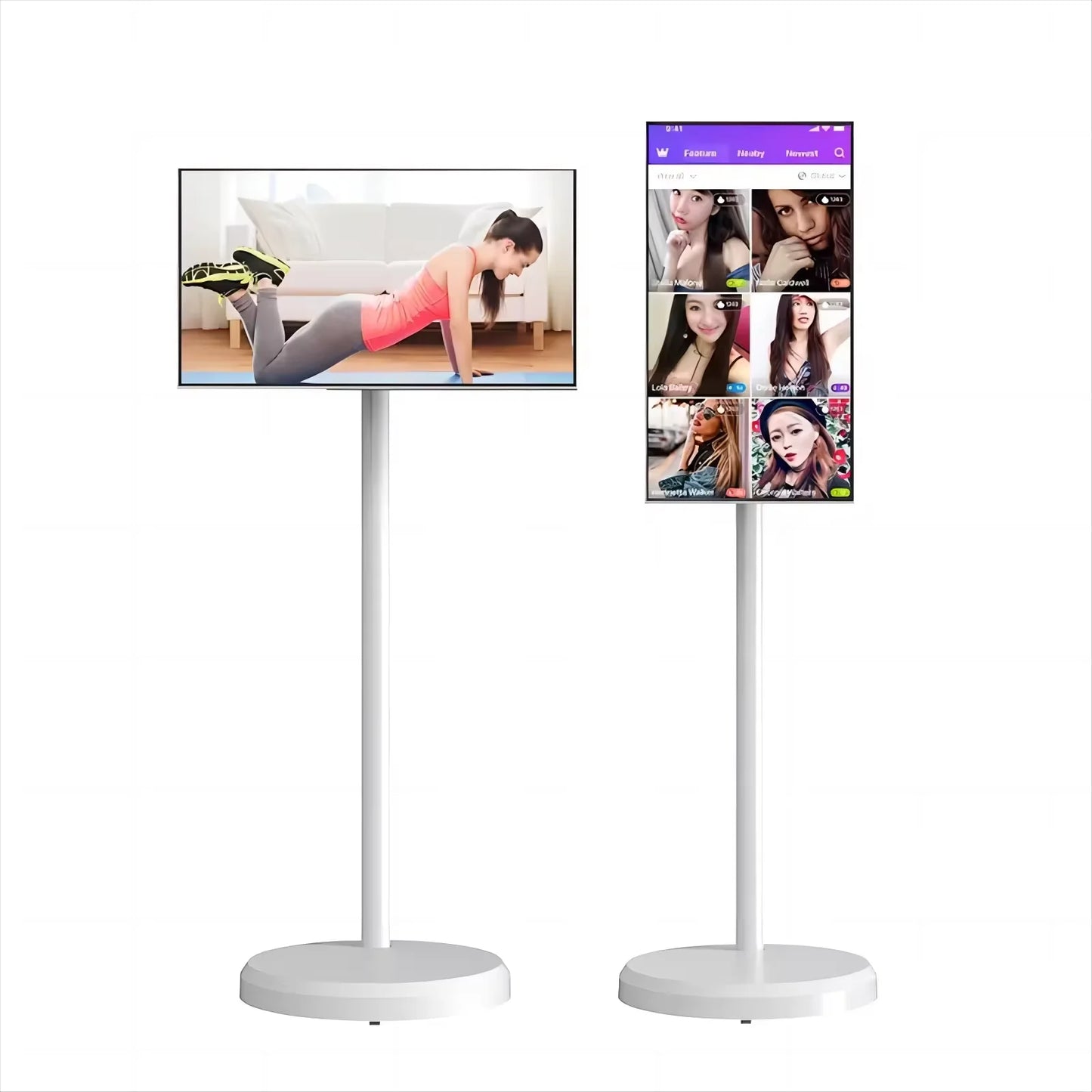 22 Inch Android Touch Screen Smart Display with Floor Stand