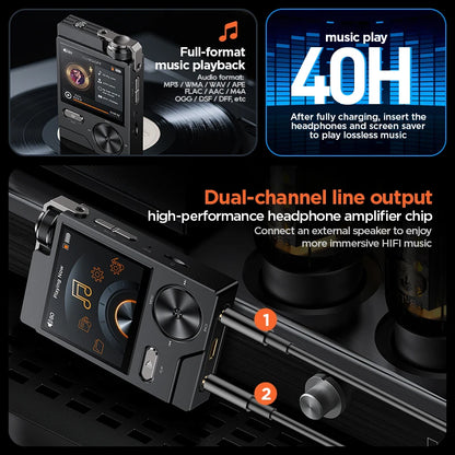High Resolution MP3 Music Player Lossless No TF Card