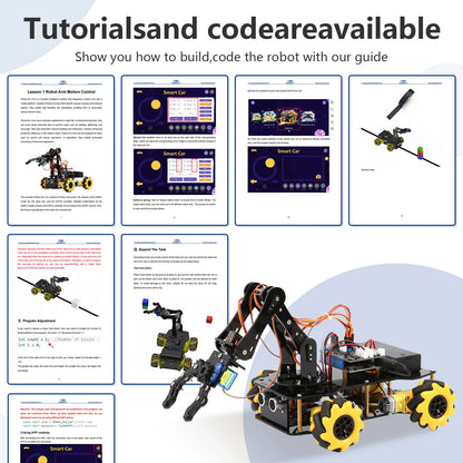 Programmable 4DOF Robot Arm STEM Education Kit