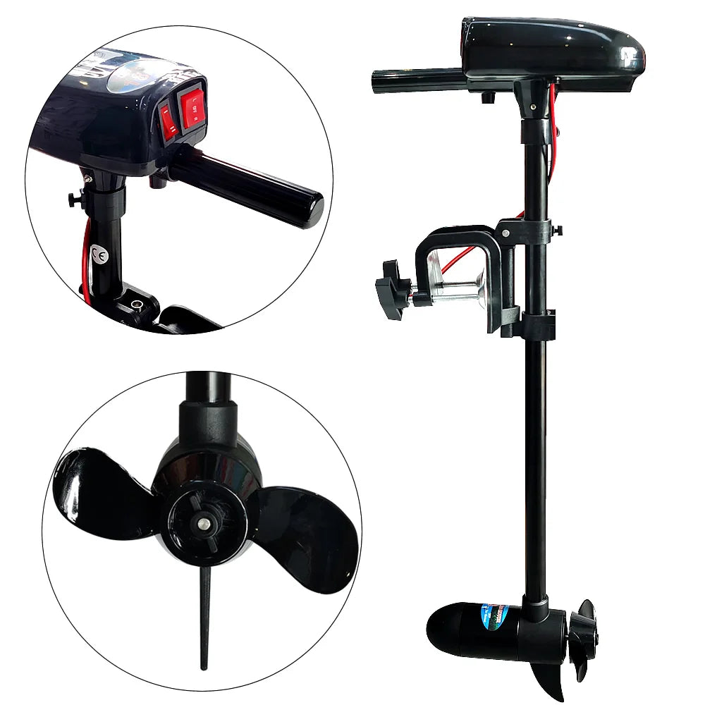 Portable 28lbs Electric Boat Motor with Thrust Control
