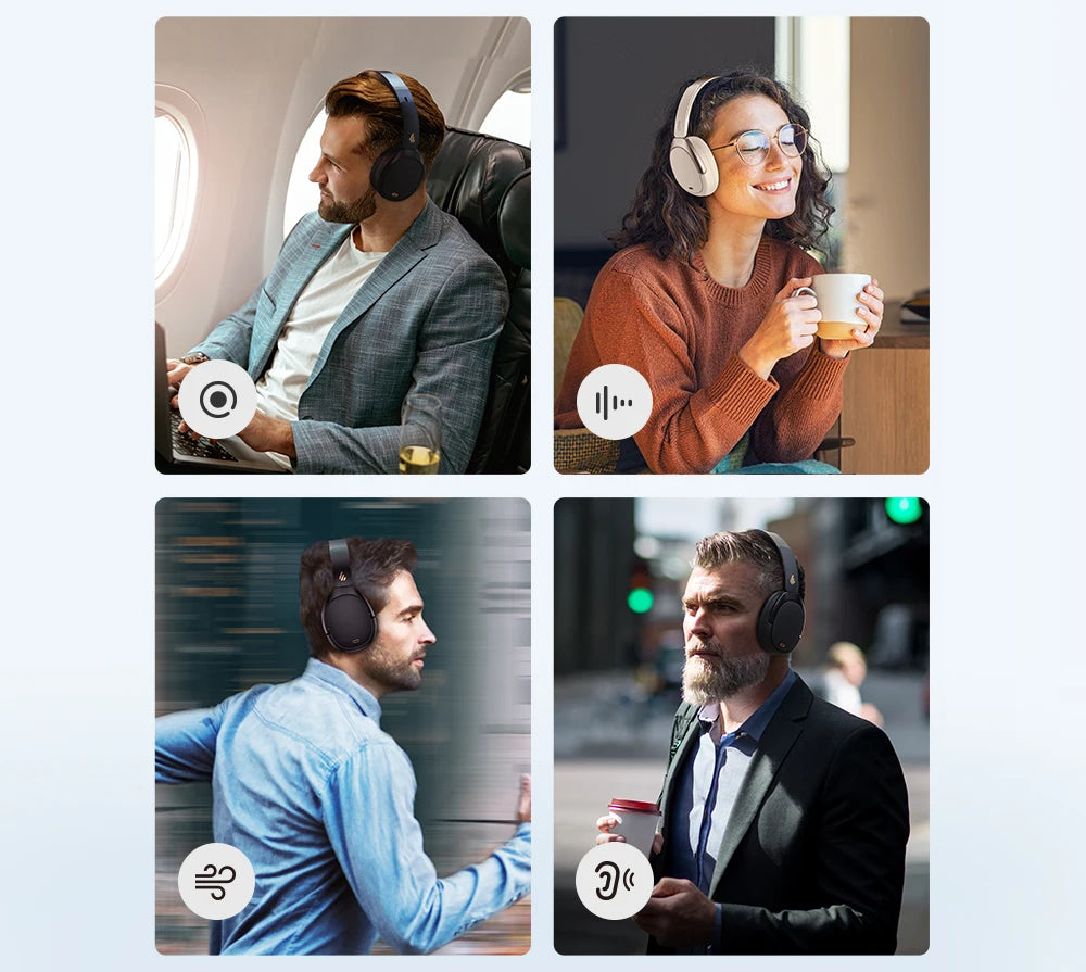 Premium Active Noise Cancelling Wireless Headphones Bluetooth 5.3