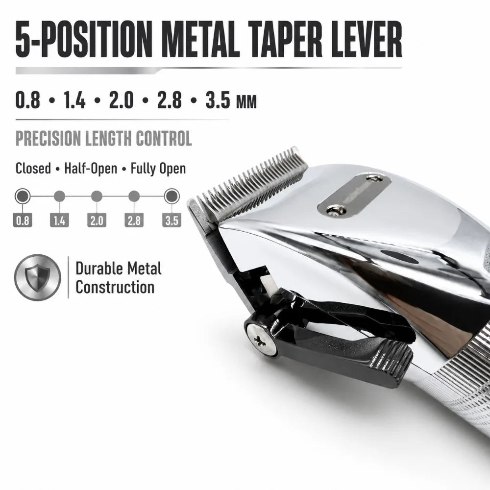 Professional Cordless Hair Clipper 7000RPM with LED Display