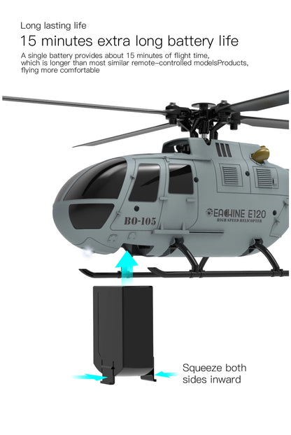 Remote Control Helicopter with Stable Hover and 4 Channels