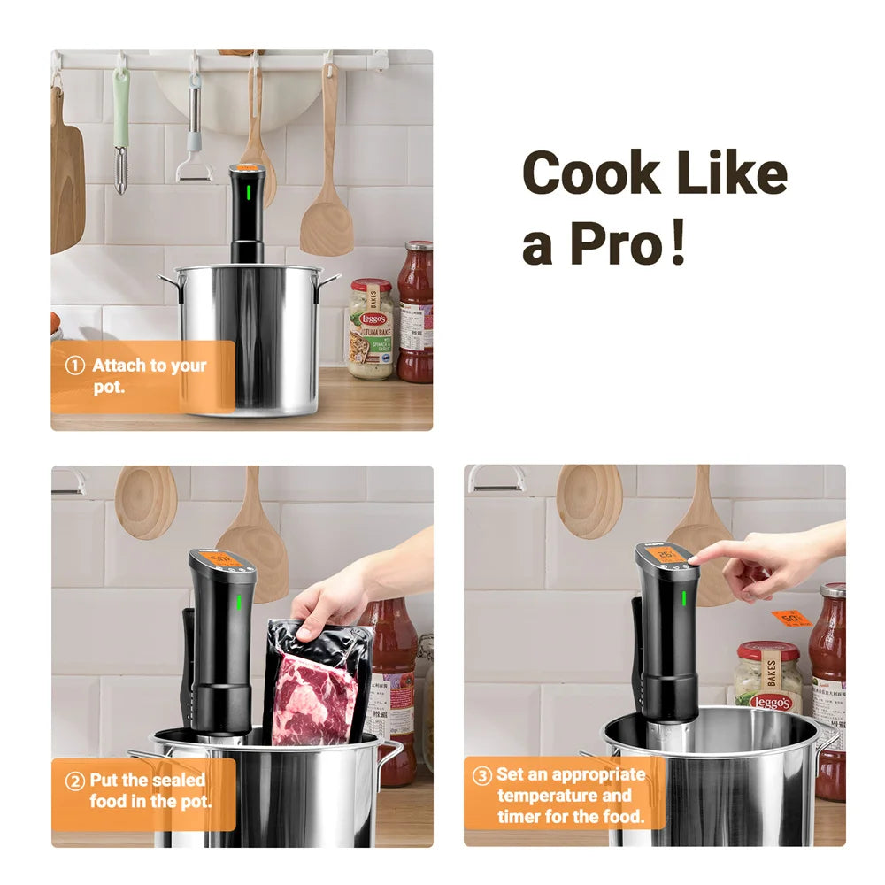 Immersion Circulator Cooker Wi-Fi 200W Culinary Sous Vide