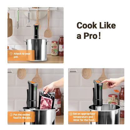 Immersion Circulator Cooker Wi-Fi 200W Culinary Sous Vide