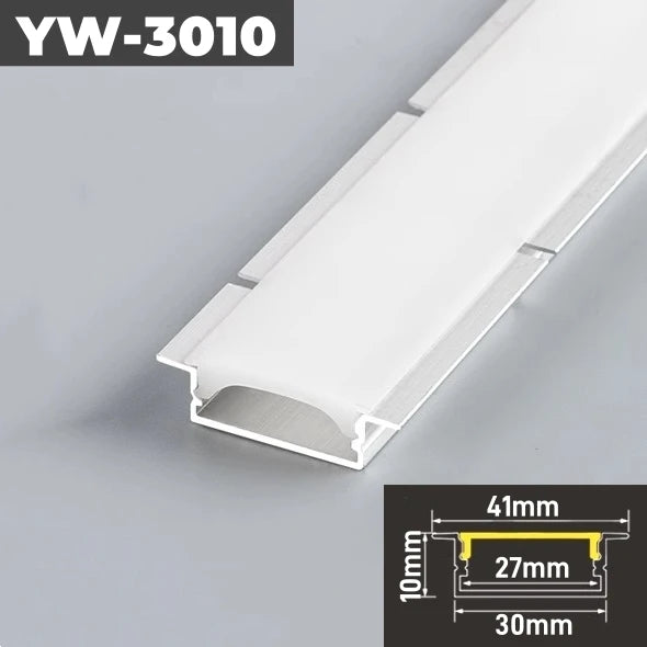 Bendable LED Profile with Silicone Diffuser 10 Pack