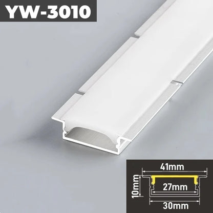 Bendable LED Profile with Silicone Diffuser 10 Pack