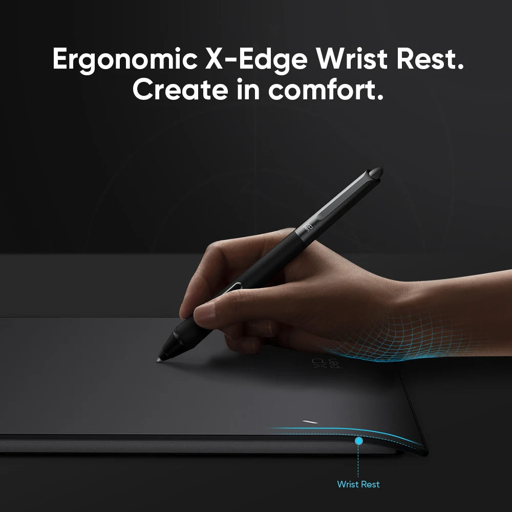 Wireless Graphics Tablet with 16K Pressure Stylus