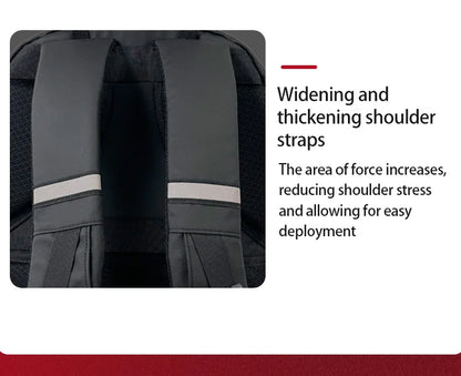 Smart Carbon Fiber LED Backpack for Travel and Cycling