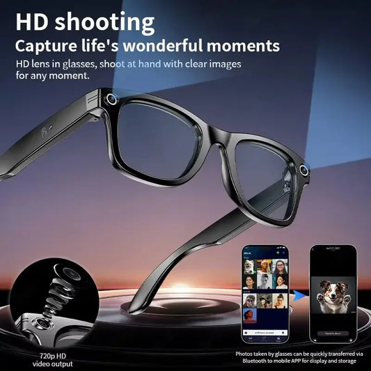 Red Mirror Smart Glasses 1080p Camera & AI Language Translation