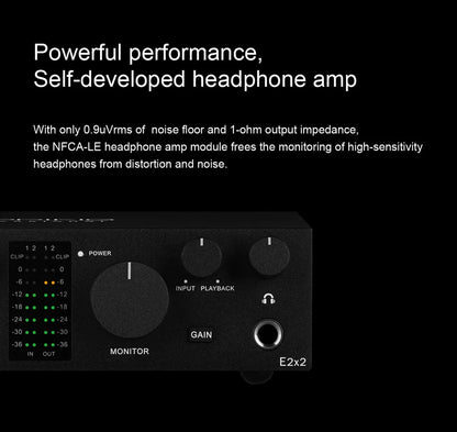 Professional White USB Sound Card 2x2 for Live Streaming