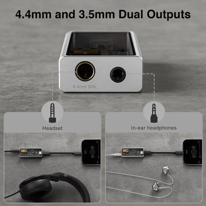 High-Resolution USB DAC Headphone Amplifier for Music