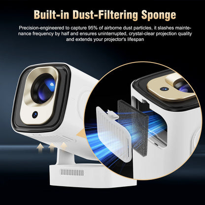 Mini Projector Auto Focus 4K 1080p with Android 11
