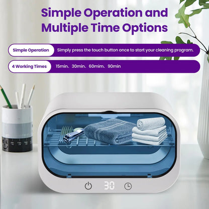 Single Shelf UV Ozone Sterilizer Cabinet