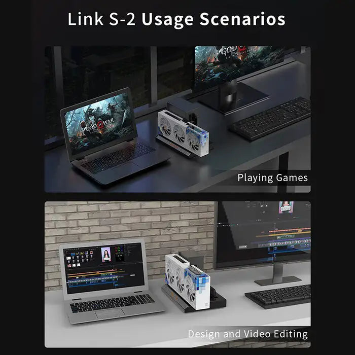 OCuLink eGPU Docking Station for External Graphics Card