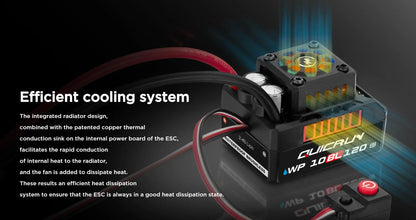 3652SL 4000KV Brushless Motor with 120A Waterproof ESC