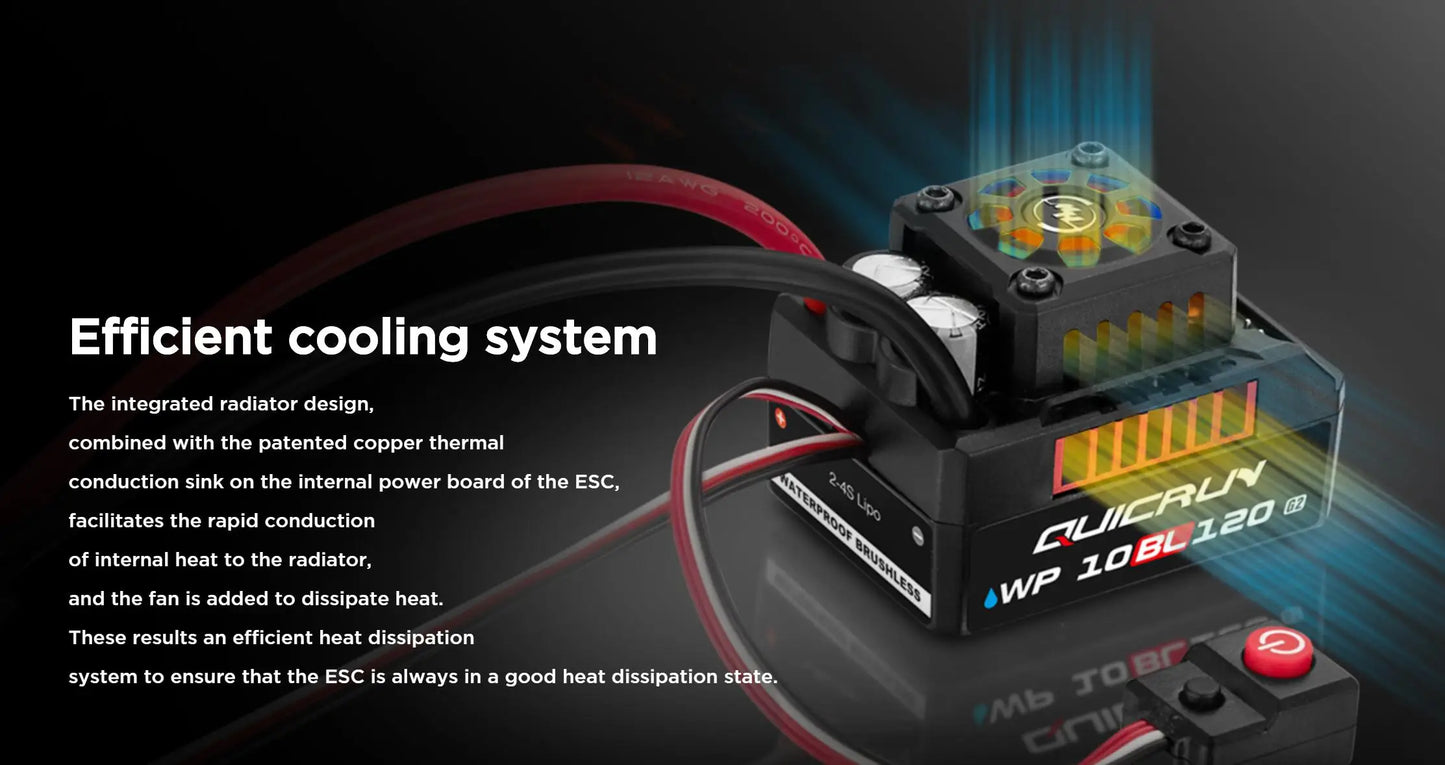 Heavy Duty 3150KV Brushless Motor ESC Set 1/10 RC