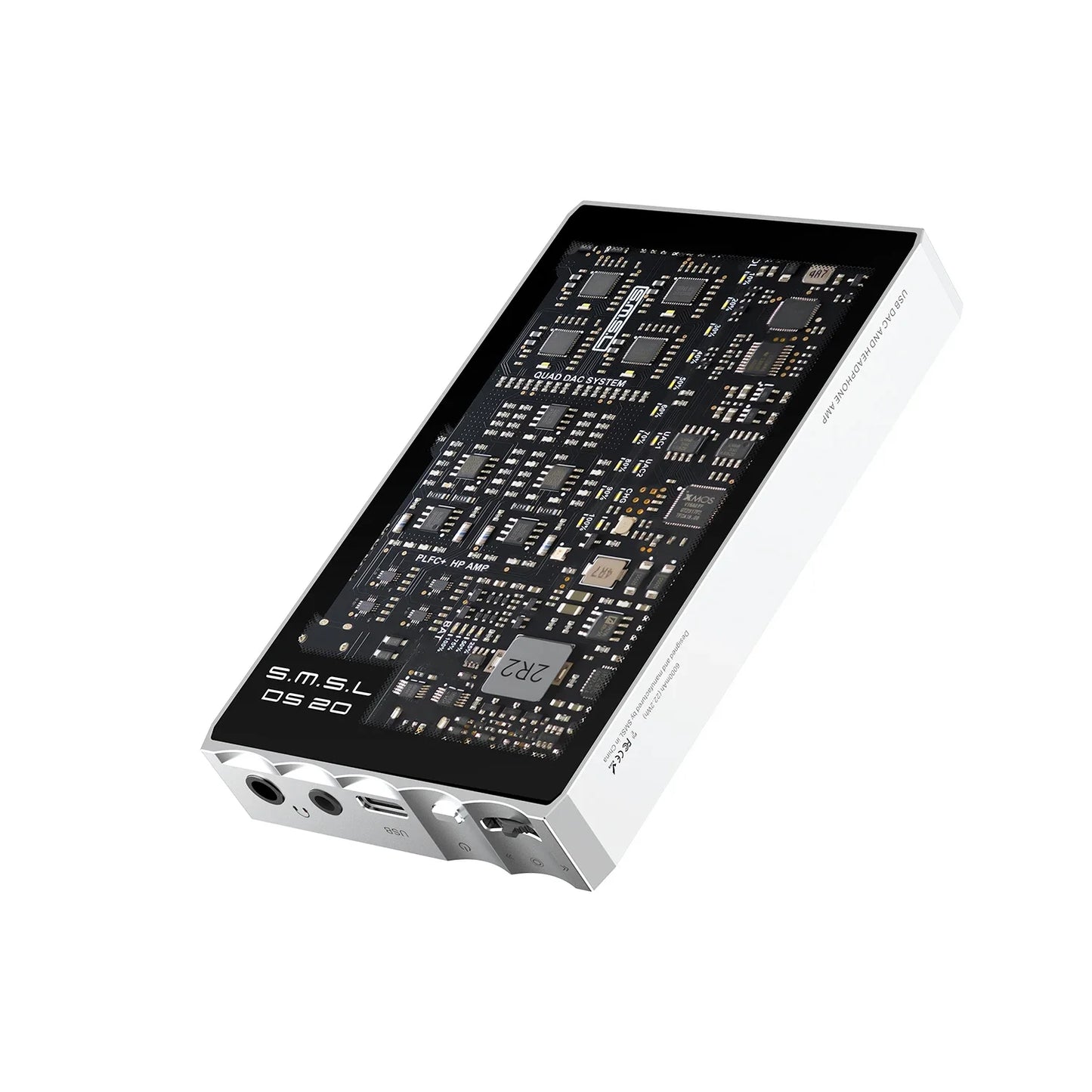 High-Resolution Portable DAC Amp with Dual USB Compatibility